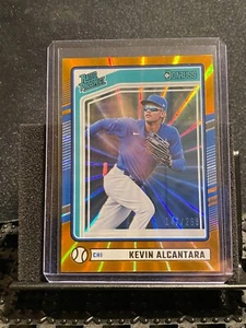 Kevin Alcantara 2024 Donruss Rated Prospect Orange Laser #147/299 - Cubs - Bild 1 von 2