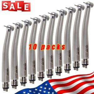 1-10 Packs NSK Style Dental High Speed Handpiece Push Button 4Hole Air Turbine - Picture 1 of 14