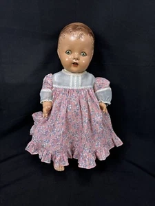 Vintage COMPOSITION DOLL 20” 1930s Unmarked - Picture 1 of 10