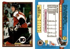 1991 Topps Hockey Card 211 KJELL SAMUELSSON PHILADELPHIA FLYERS