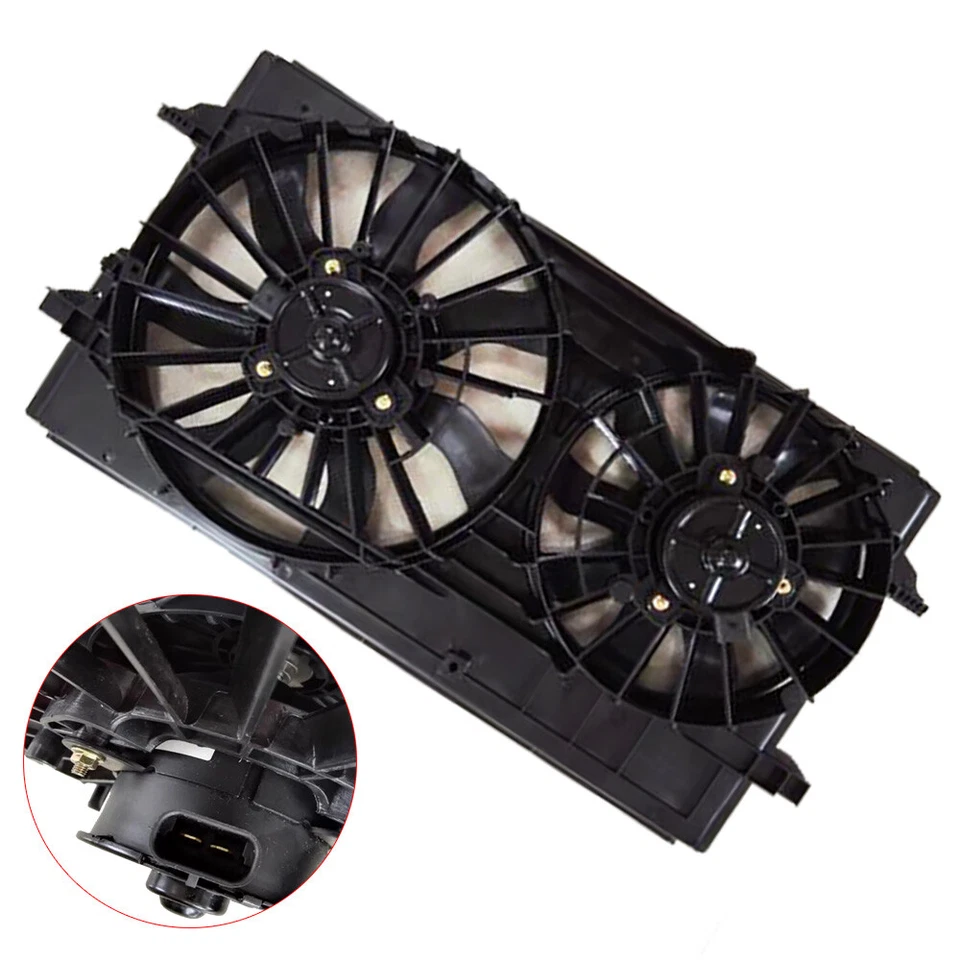 Ventilador de refrigeração condensador radiador elétrico Labwork para 2004-2008 Chevrolet Malibu - Imagem 1 de 4