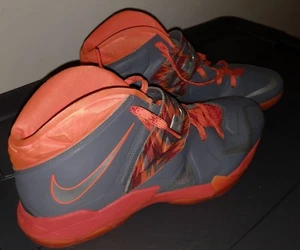 Nike Zoom Soldier Lebron James Total Team NBA Naranja Talla 15 Elite VII Zapatos - Imagen 1 de 9