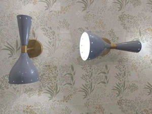 Modern Metal Italian Wall Sconce Stilnovo Fixture 1950's Mid Century Home, Wall - Imagen 1 de 6