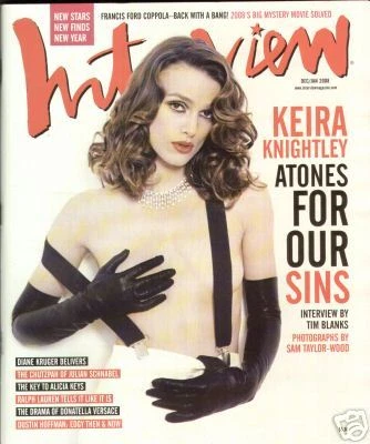 Interview Magazine Dec/January 2008 Kiera Knightly Diane Kruger Alicia Keys Ral - Image 1 of 2