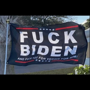 Trump Biden Not My President Peor Presidente Grande 3x5 Bandera Impeach Biden Bandera - Imagen 1 de 3
