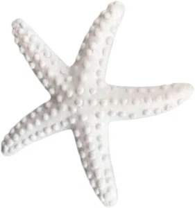1Pc White Resin Ocean Beach Starfish Natural Seashell Starfish Ornaments for ... - Picture 1 of 9
