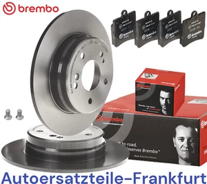 BREMBO Bremsscheiben + Beläge MERCEDES C /E KLASSE W203 CLK W209 SLK R171 HINTEN - Bild 1 von 6