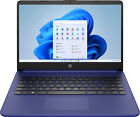 HP - 14'' Laptop - Intel Celeron - 4GB Memory - 64GB eMMC - Indigo Blue