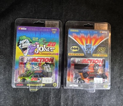 1/64 Scale Action Die Cast Stock Cars - BATMAN vs. JOKER Nascar Cars - Image 1 of 4