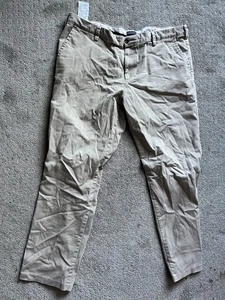 Dockers Flat Front Straight Fit Herren Hose Größe 40x32 Beige Einfarbig Hose - Bild 1 von 6
