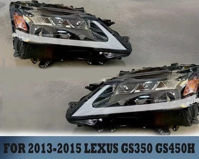 For 2013 2014 2015 Lexus GS GS350 GS450h LH & RH TRIPLE LED Headlight UPGRADE - Image 1 of 4
