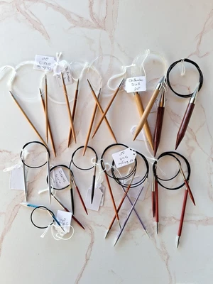 Lot of 16 Chiaogoo & Knitter's Pride Circular Knitting Needles - Excellent Used - Image 1 of 3