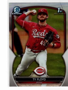 Ty Floyd Cincinnati Reds Bowman Chrome Draft 1st Bowman Refractor - Picture 1 of 2