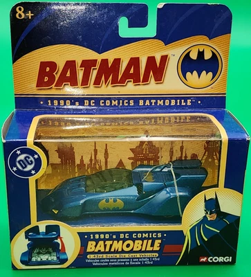 Vintage Batman DC Batmobile Corgi 1:43 77303 Die Cast Vehicle - Image 1 of 3
