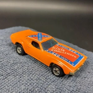 Hot Wheels Naranja Dixie Challenger 426 Hemi Flag Techo Hong Kong 1970 - Imagen 1 de 8