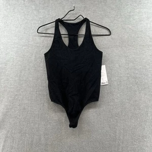 Athleta Neu mit Etikett Damen Größe M schwarz Einteiler Recharge Body Badeanzug - Bild 1 von 11