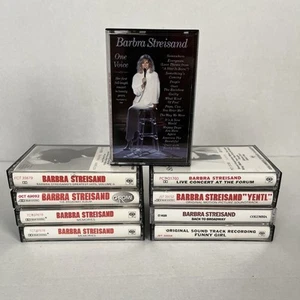 Barbara Streisand Cassette Tapes - Lot of 9-Memories-One Voice-Yentl-Funny Girl - Picture 1 of 7