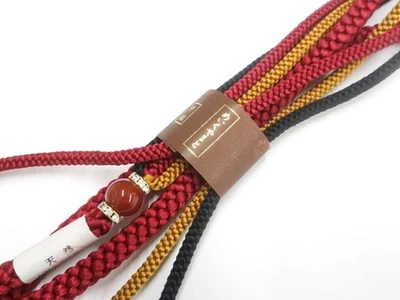 Kyomatsu Accesorios Japoneses Obi-jime Obi-jime Sin Usar Redondo con Foto 1 de 4