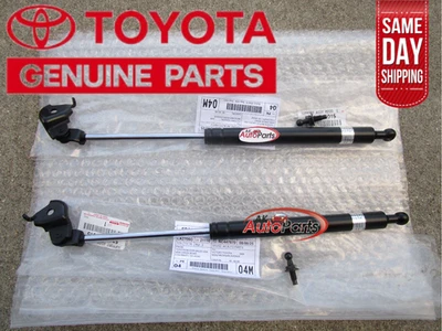 91-97 TOYOTA LAND CRUISER FJ80 FZJ80 FRONT LEFT+RIGHT HOOD SUPPORT STUTS OEM NEW - Image 1 of 4