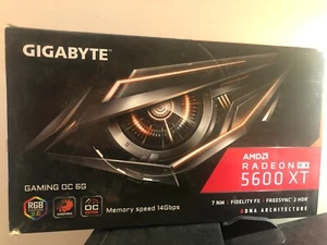 New GIGABYTE Radeon RX 5600 XT Gaming OC 6G (Rev. 2.0) Graphics Card, 6GB - Picture 1 of 2