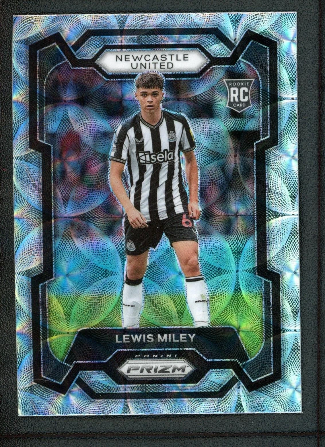 2023-24 LEWIS MILEY PANINI PRIZM PREMIER LEAGUE CHOICE SILVER ROOKIE RC #72