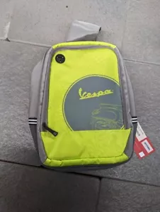 Mochila genuina de hobby Vespa amarilla/gris de hombro individual - Imagen 1 de 2