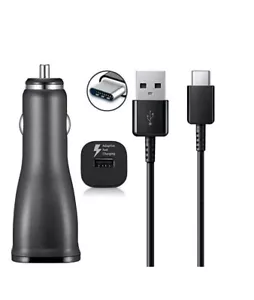 New Original Samsung Fast Car Charger Galaxy S9 S10 Plus Note 9 USB Type-C OEM - Picture 1 of 2