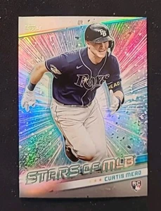 2024 TOPPS UPDATE STARS OF MLB BLACK CURTIS MEAD Rookie Card RC #SMLB-72 - Picture 1 of 2