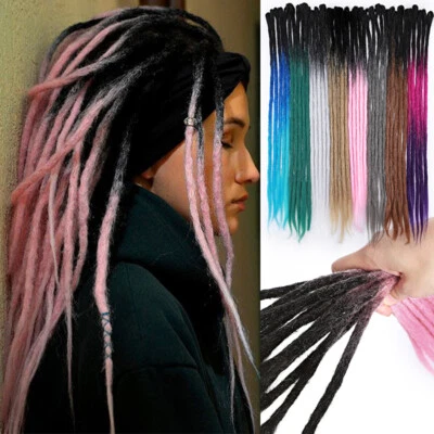Zöpfe Dreadlocks Hair Extensions Haarverlängerung Rastalocken Kunsthaar 20"/24" - Bild 1 von 4