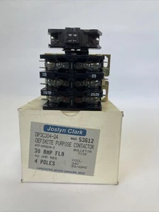 JOSLYN CLARK DP3C304-24 CONTATTORE USO DEFINITO A77-309027A-3 BOBINA 600VAC 24V - Foto 1 di 10