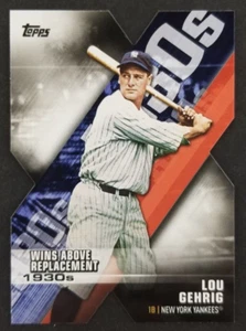 Tarjeta de béisbol Lou Gehrig 2020 Topps troquelada #10 (nm) - Imagen 1 de 2
