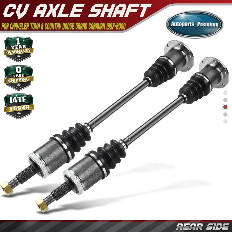 Conjunto de eje trasero CV para Chrysler Town & Country Dodge Grand Caravan 1997-2000 Foto 1 de 4