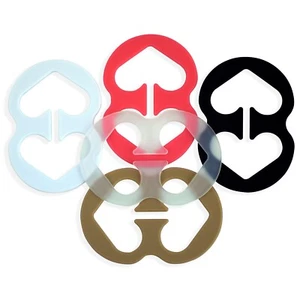 Bra Strap Clips Back Anti-Slip Bra Straps Holder Buckles Cleavage Control 5pk - Picture 1 of 6