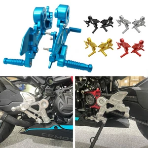 CNC Rear Raise Rearset Set Pedal Peg Peg para CFMOTO 450SR 2022 - Imagen 1 de 7