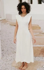 Free People Midikleid Strand Rosa Simone Größe XS - Bild 1 von 6