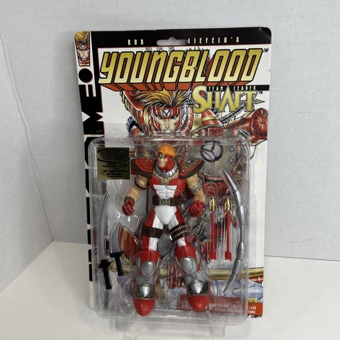 1997 Awesome Toys Youngblood Team Leader Shaft Action Figure Cover