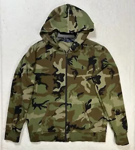 Polo Ralph Lauren Herren Gr. L Grün Camouflage Langarm Full Zip Hoodie Jacke - Bild 1 von 7