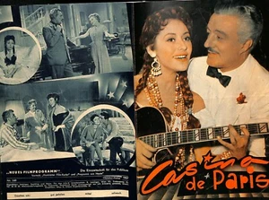 Casino De Paris Caterina Valente, Vittorio de Sica Nr.560 1957 Movie Program - Picture 1 of 2