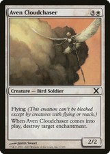 Magic MTG Tradingcard Tenth Edition 2007 Aven Cloudchaser 7/383