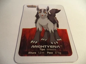 (VIQ) POKEMON LAMINCARD MIGHTYENA 020 PLAYED WITH SIGNS OF BEING PLAYED - Imagen 1 de 1