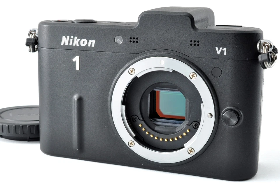 Nikon 1 V1 Black [MINT] 10.1 MP Mirrorless Camera Body Only 8,780 Clicks - Image 1 of 4