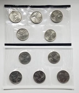 2002 P & D State Quarters | 10 Coin set | Mint | Denver and Philadelphia - Picture 1 of 2