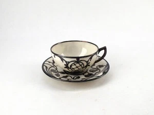 Antique Lenox Cup & Saucer - Fine Bone China, Laurel & Unicorn Mark - England - Picture 1 of 9