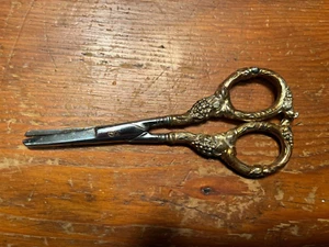 Antique Webster Co. Sterling Handled Grape Shears - Picture 1 of 2