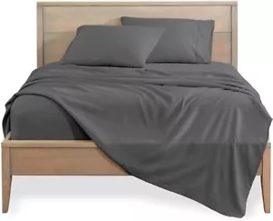 King/California King Size Flat sheet 1800 Thread Count One Piece Luxury Egyptian - Picture 1 of 16