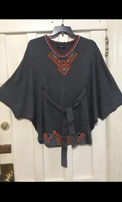 Poncho túnica top Sacred Threads para mujer talla mediana Foto 1 de 4
