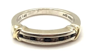 HDS Sterling Silver / 925 & 14K Gold Spinel Ring Size 7 - Picture 1 of 10