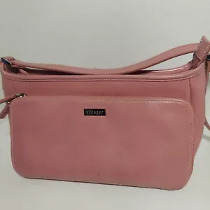 Villager by Liz Claiborne Tasche rosa Kunstleder Y2K Baguette Style, Vintage - Bild 1 von 12