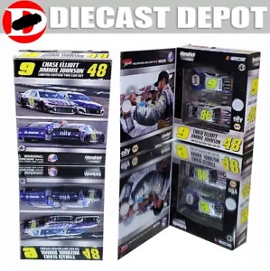 JIMMIE JOHNSON & CHASE ELLIOTT 2020 "PASSING THE TORCH" 2-CAR COMBO PHOENIX 1/64 - Picture 1 of 4