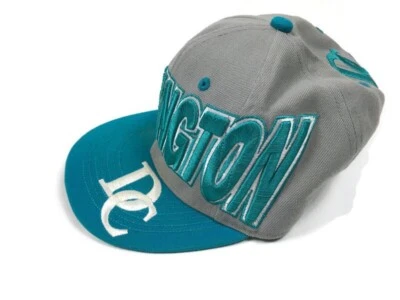 Gorra de béisbol City Hunter Washington DC turquesa verde azulado y blanco Foto 1 de 4
